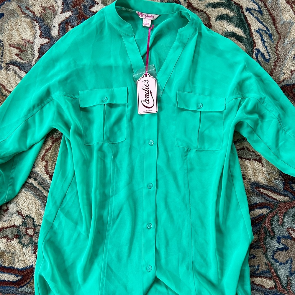 Candie’s Button Down Blouse